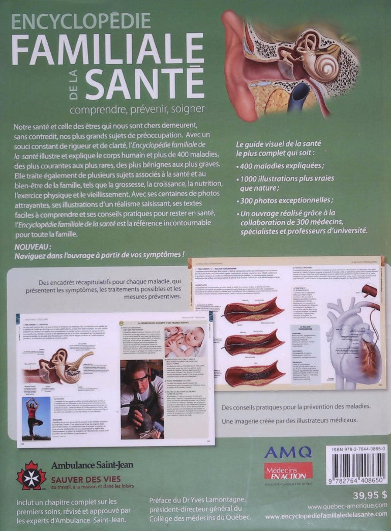 Livre Encyclopédie familiale de la santé : comprendre, prévenir, soigner - Collectif (Livre d'occ...