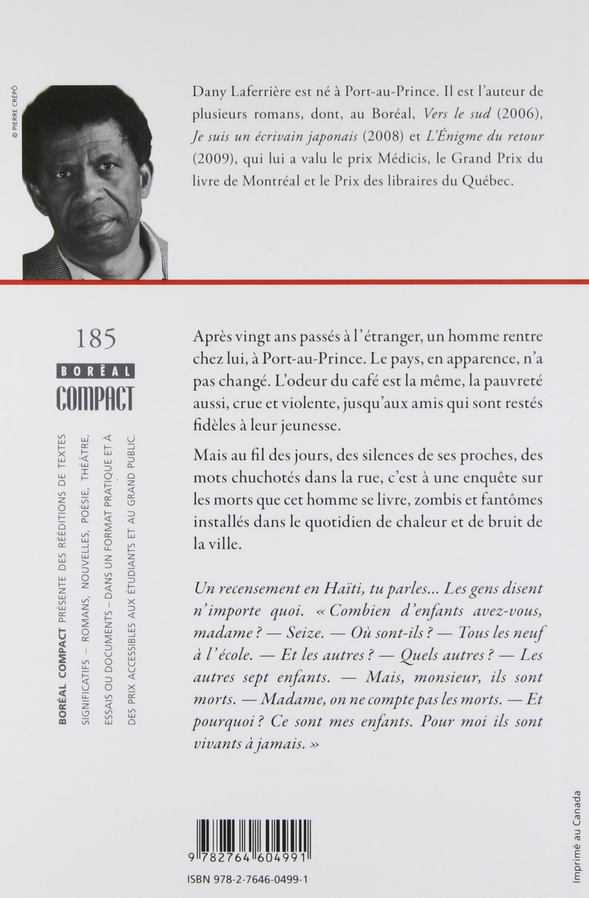 Livre Pays sans chapeau (Dany Laferrière) (Livre d'occasion) - ISBN 2764604998