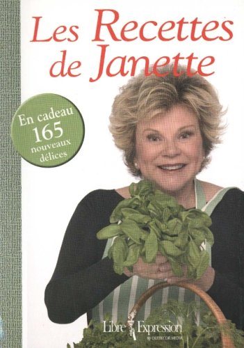 Livre Les recettes de Janette - Janette Bertrand (Livre d'occasion) - ISBN 2764802285