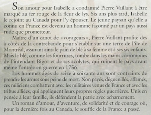 Livre Feu # 3 : Fleur de lys (Francine Ouellette) (Livre d'occasion) - ISBN 2764802994