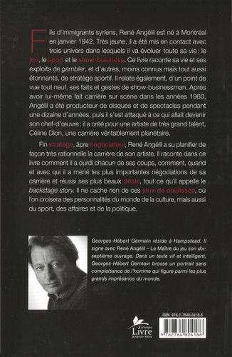 Livre René Angélil : Le Maître du jeu (Georges-Hébert Germain) (Livre neuf) - ISBN 2764804180