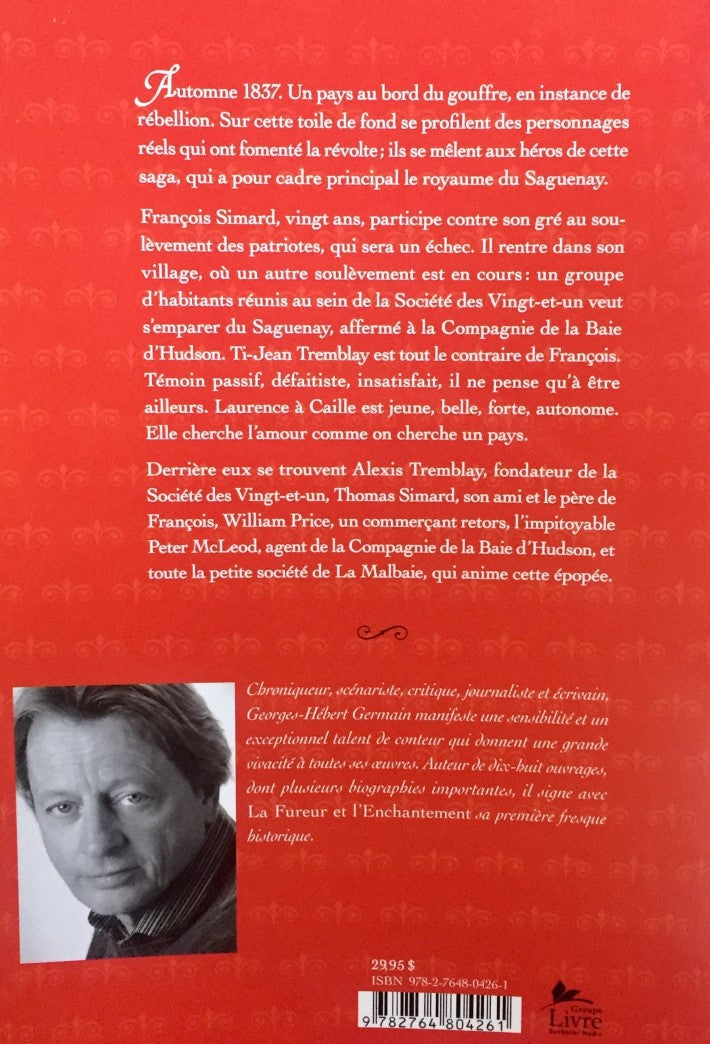 Livre La fureur et l'enchantement - Georges-Hébert Germain (Livre d'occasion) - ISBN 2764804261