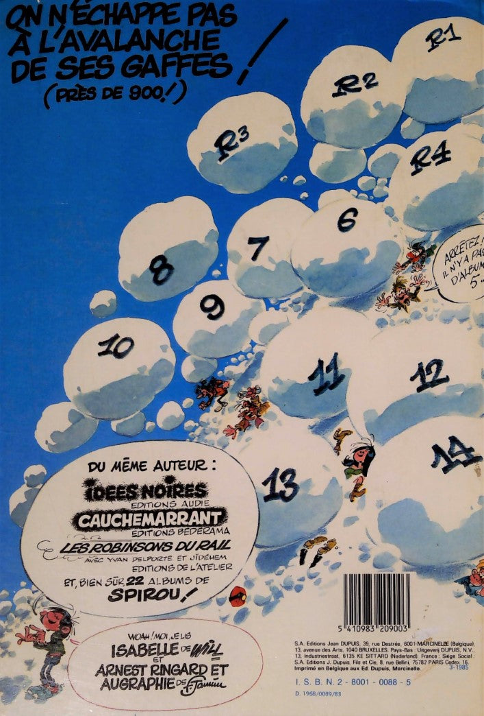 Gaston Lagaffe # 6 : Des gaffes et des dégats (Franquin)