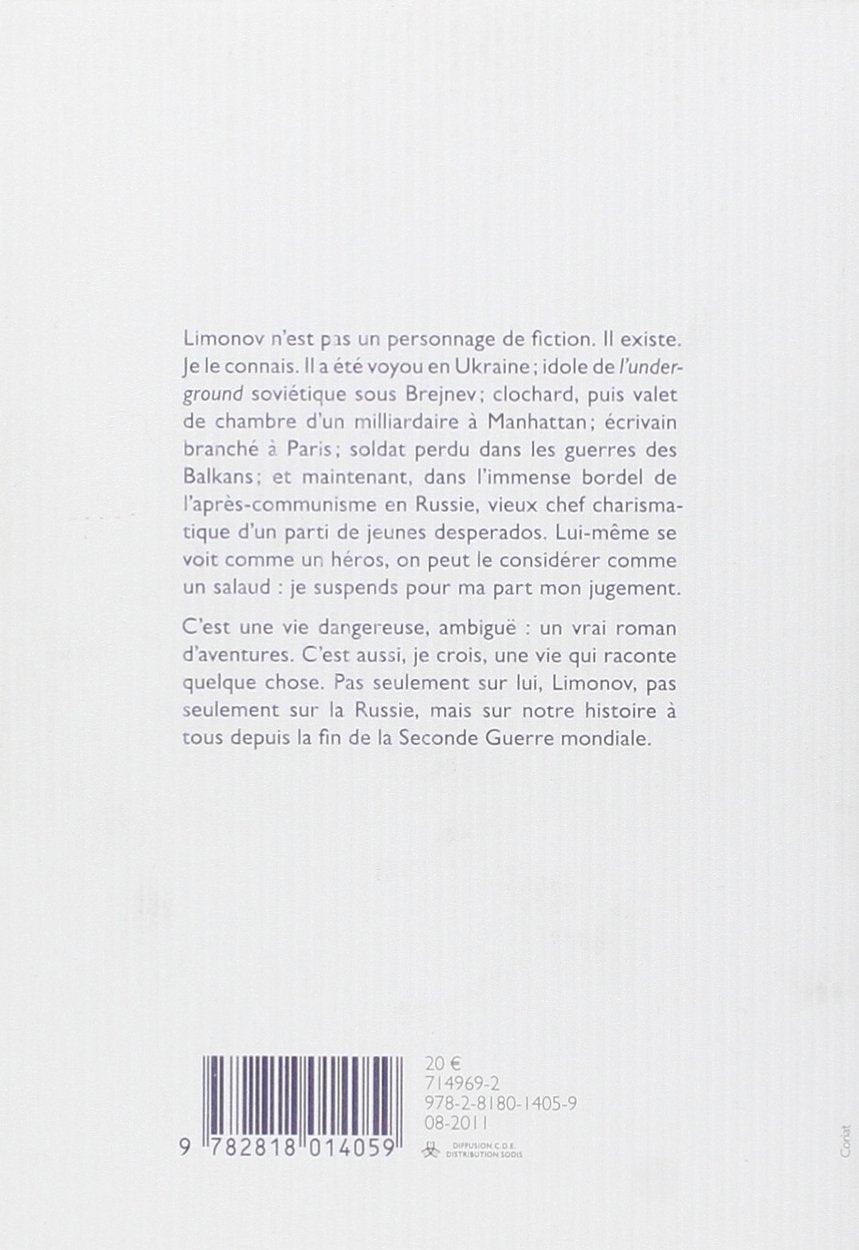 Livre Limonov (Emmanuel Carrère) (Livre neuf) - ISBN 2818014050