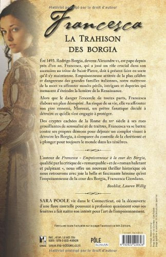 Livre La trahison des Borgia - Sara Poole (Livre d'occasion) - ISBN 2822400628