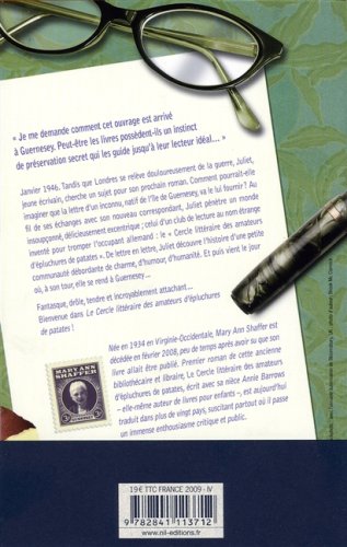 Livre Le Cercle littéraire des amateurs d'épluchures de patates - Mary Ann Shaffer (Livre d'occas...