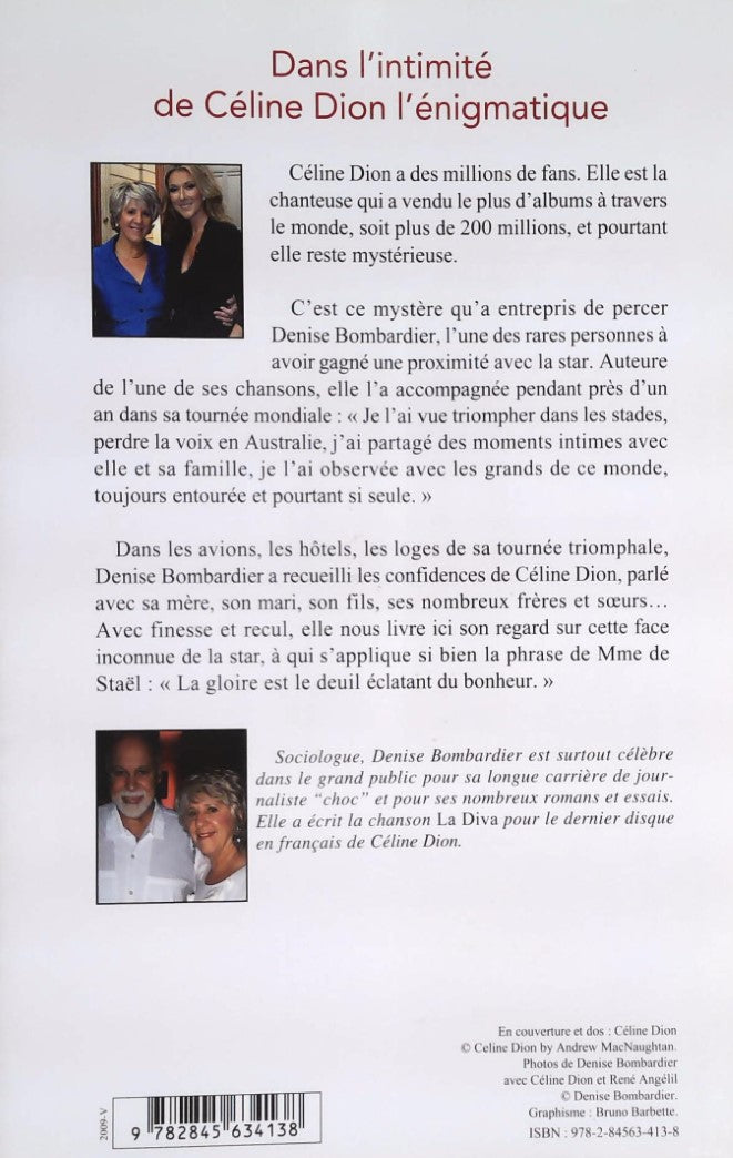 Livre L'énigmatique Céline Dion - Denise Bombardier (Livre d'occasion) - ISBN 2845634137