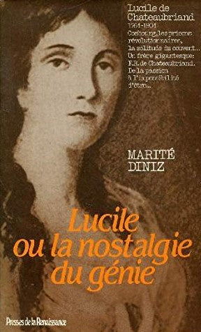 Livre Lucille ou la nostalgie du génie - Marité Diniz (Livre d'occasion) - ISBN 2856163165