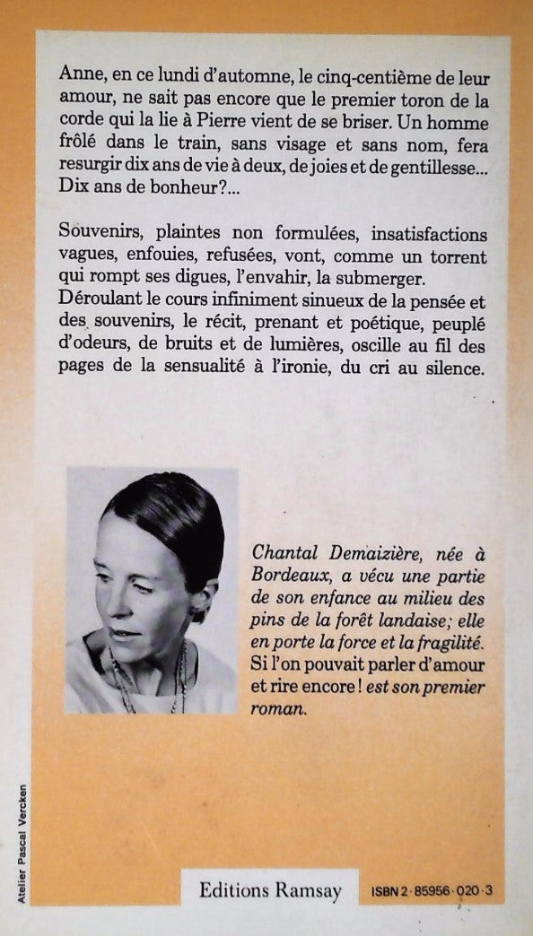 Livre Si l'on pouvait parler d'amour et rire encore! - Chantal Demaizière (Livre d'occasion) - IS...