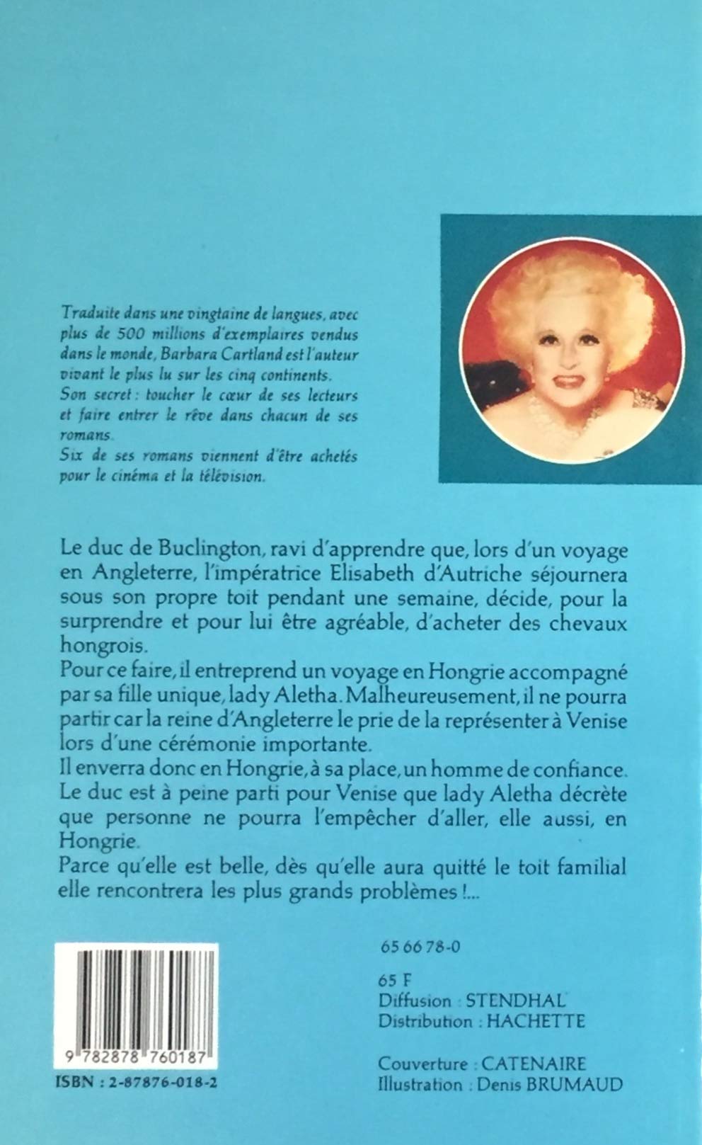 Livre Un amour en Hongrie - Barbara Cartland (Livre d'occasion) - ISBN 2878760182