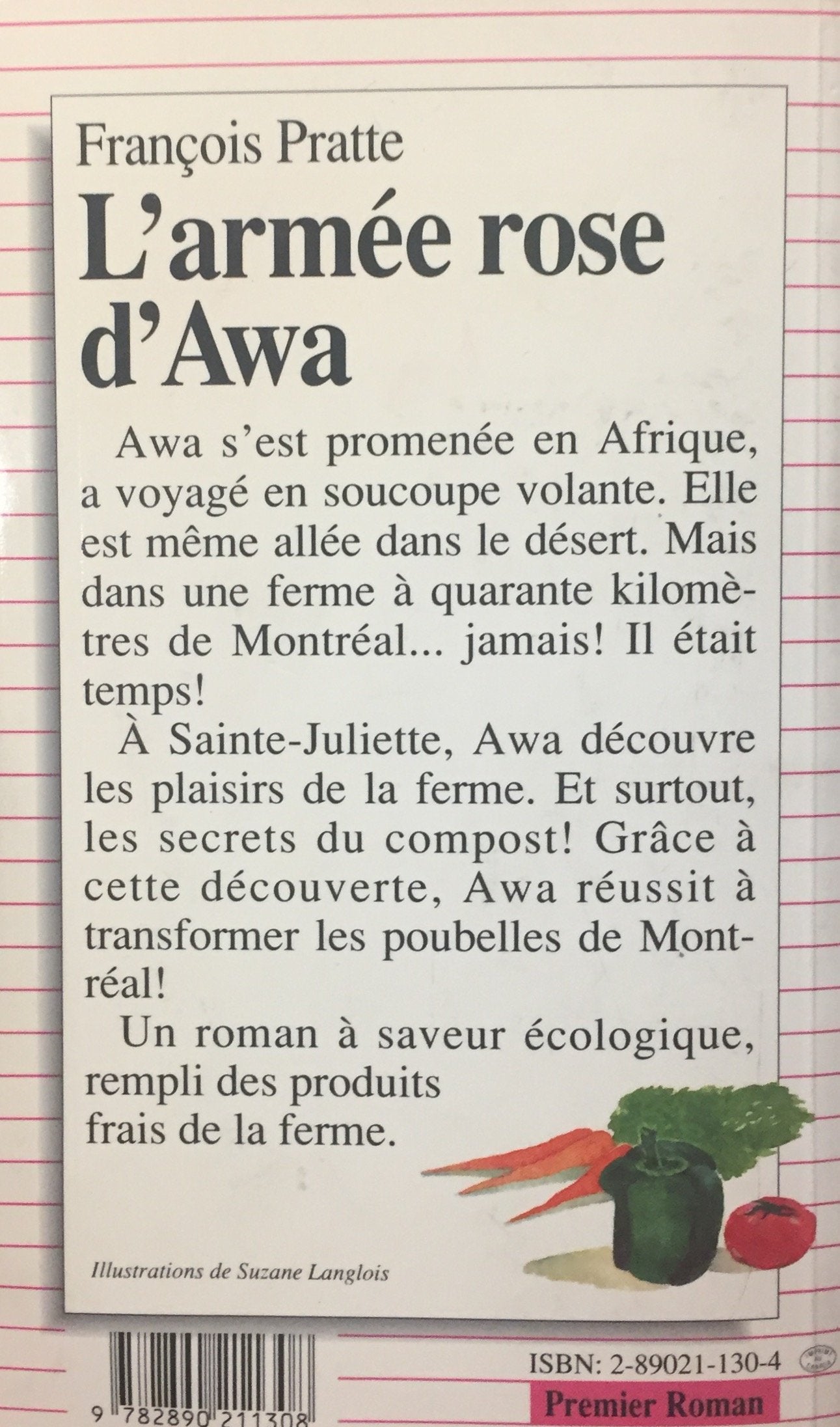 Premier roman # 16 : L'armée rose d'Awa (François Pratte)