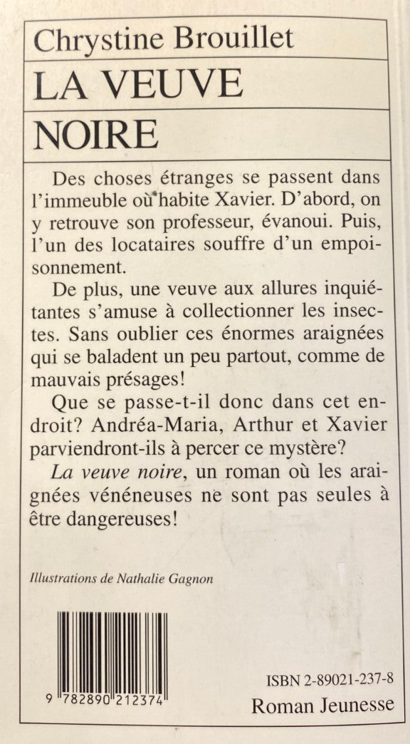 RJ # 54 : La veuve noire (Chrystine Brouillet)