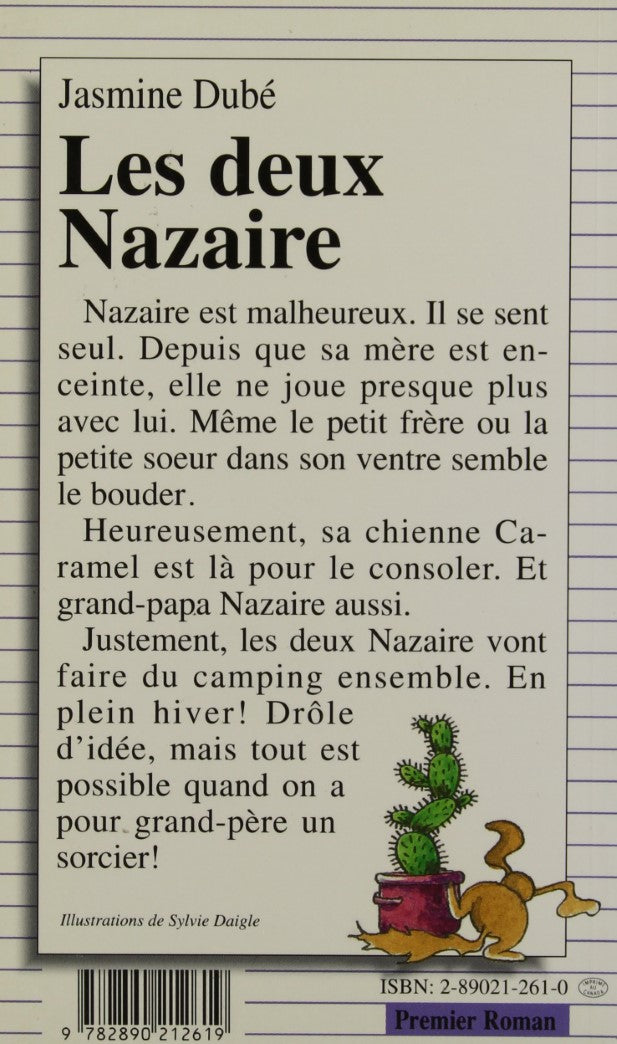Premier roman # 50 : Les deux Nazaire (Jasmine Dubé)
