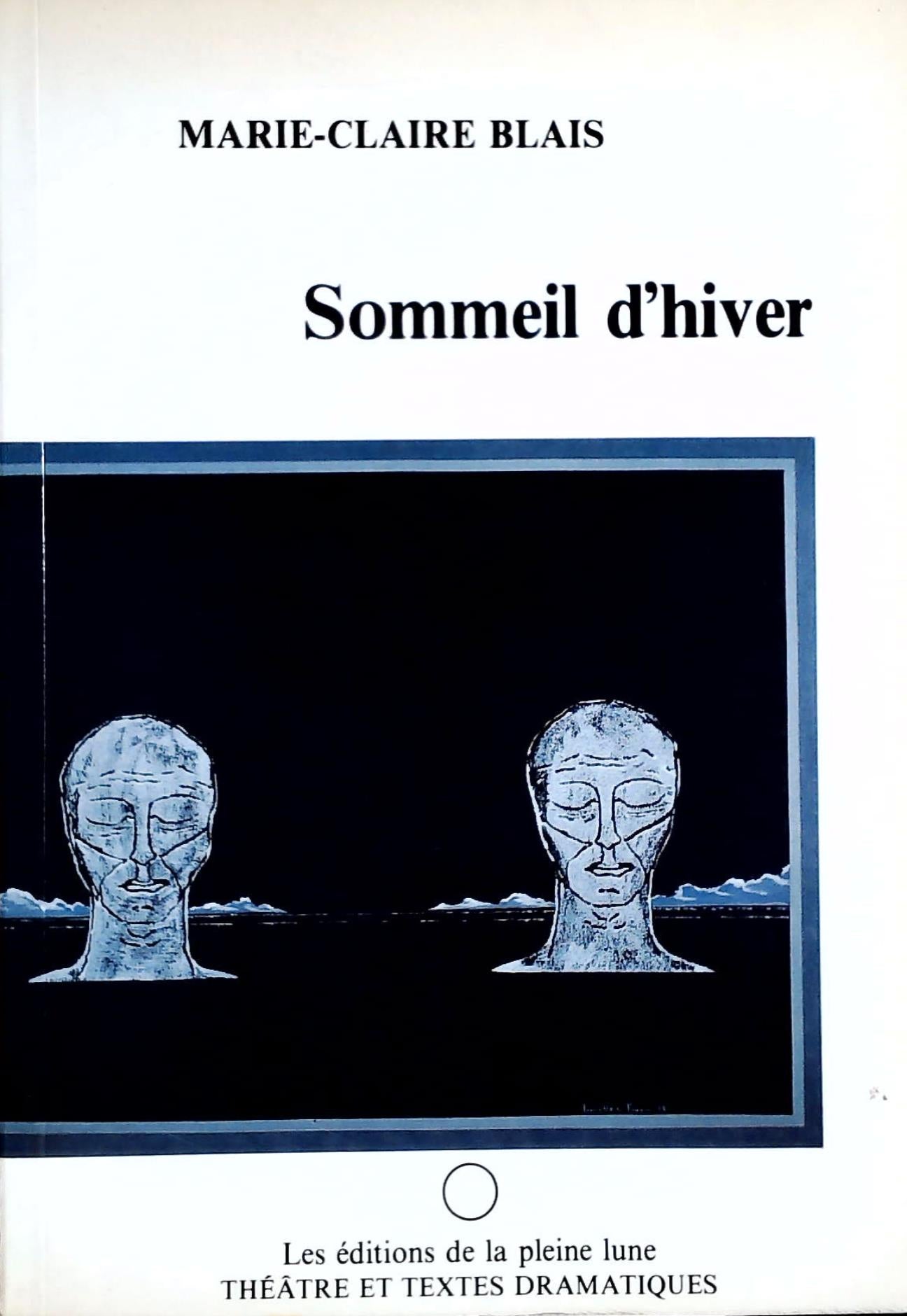 Livre Sommeil d'hiver - Marie-Claire Blais (Livre d'occasion) - ISBN 2890240320
