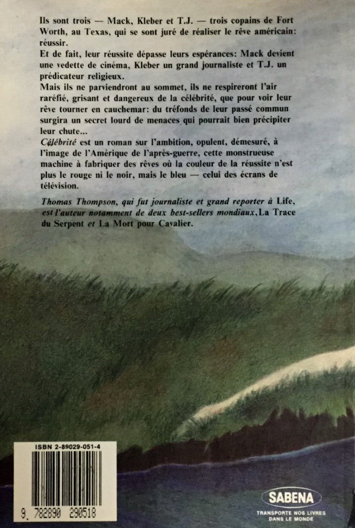 Livre Célébrité : La face cachée du rêve américain (Thomas Thompson) (Livre d'occasion) - ISBN...