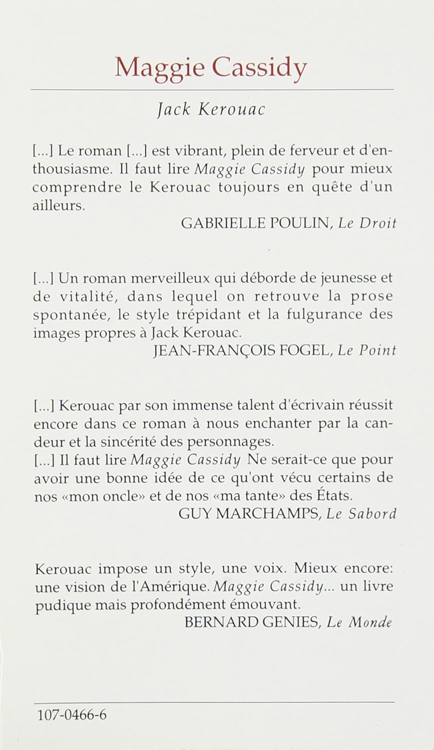 Maggie Cassidy (Jack Kerouac)