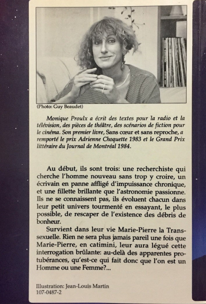 Livre Le sexe des étoiles - Monique Proulx (Livre d'occasion) - ISBN 2890373584