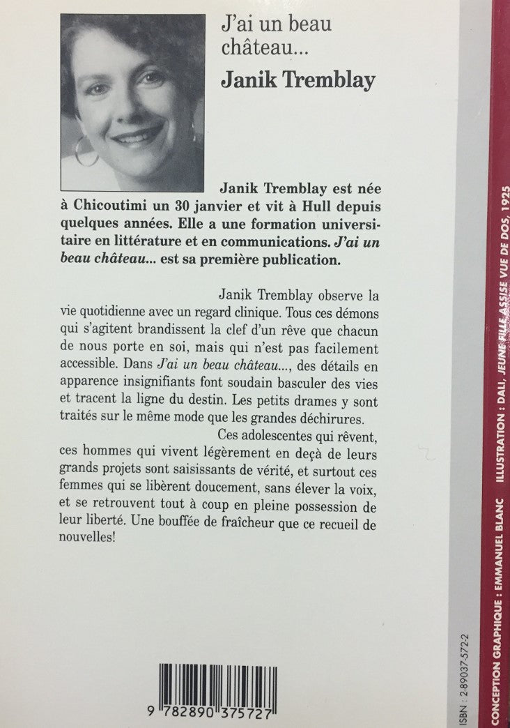Livre J'ai un beau château… - Janik Tremblay (Livre d'occasion) - ISBN 2890375722