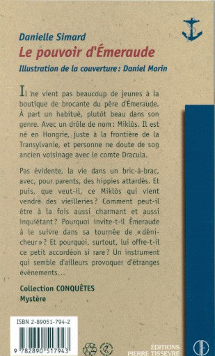 Livre Le pouvoir d'Émeraude - Danielle Simard (Livre d'occasion) - ISBN 2890517942