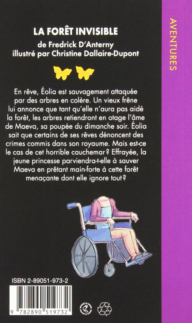 Livre Éolia, princesse de lumière # 2 : La forêt invisible - Fredrick D'Anterny (Livre d'occasion...