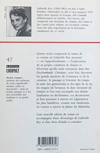 Livre La route d'Altamont (Gabrielle Roy) (Livre d'occasion) - ISBN 2890525724