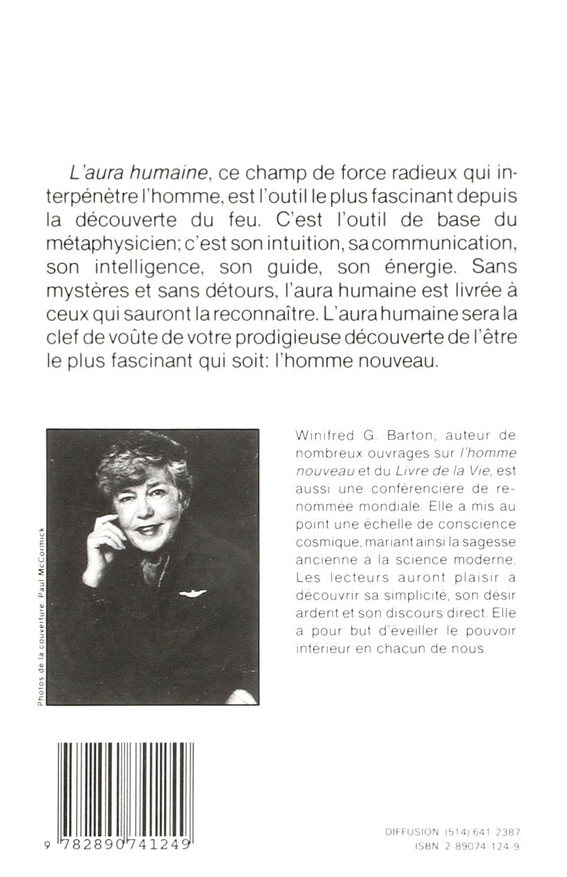 Livre L'aura humaine - Winifred G. Barton (Livre d'occasion) - ISBN 2890741249