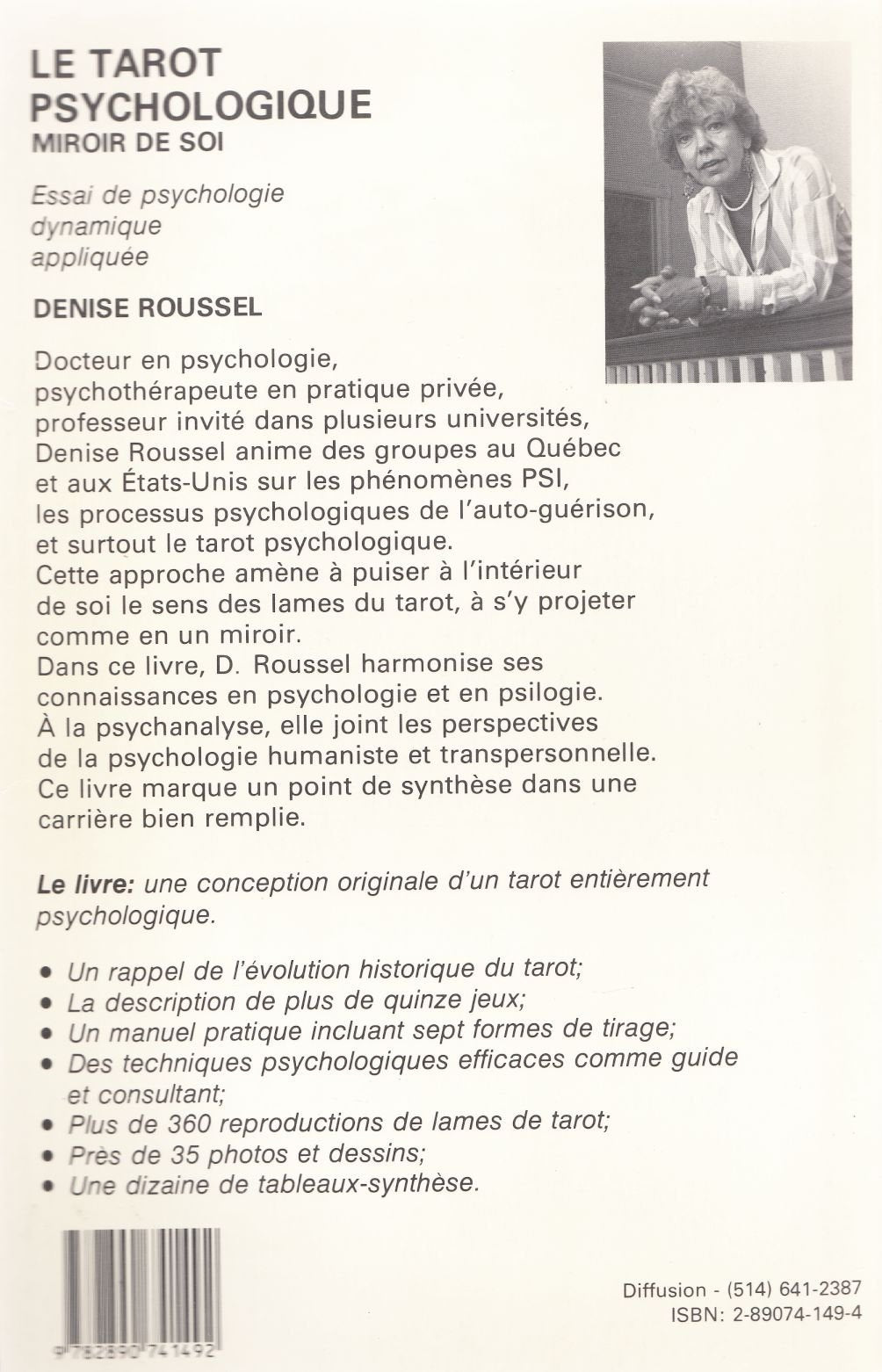 Livre Le tarot psychologique : miroir de soi (Dr Denise Roussel) (Livre d'occasion) - ISBN...