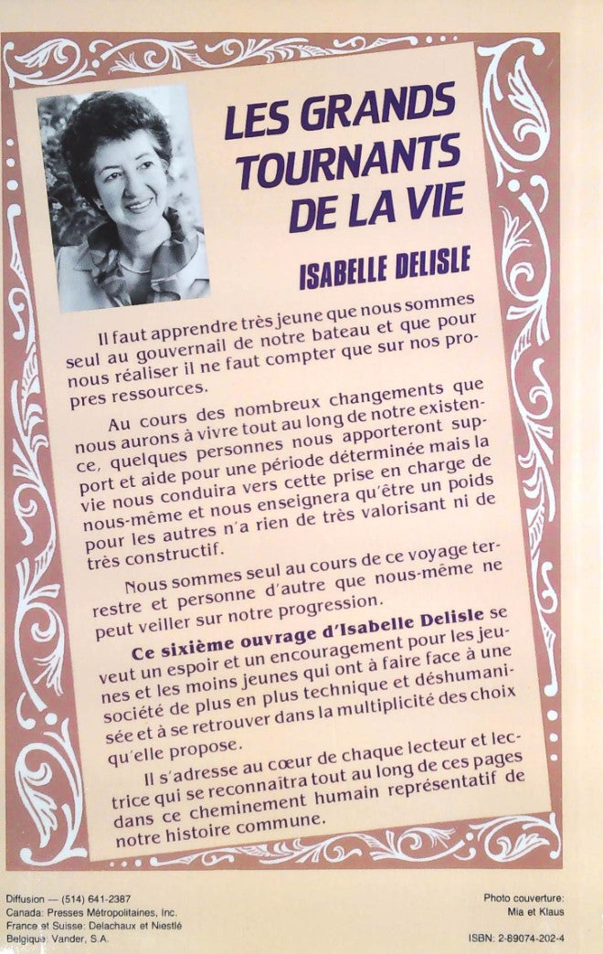 Les grands tournants de la vie : L'adaptation au changement (Isabelle Delisle)