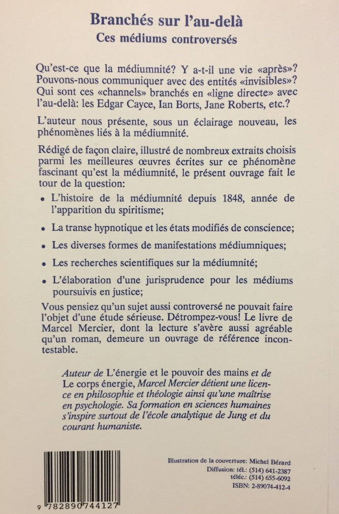 Livre Branchés sur l'au-délà : ces médiums controversés - Marcel Mercier (Livre d'occasion) - ISB...
