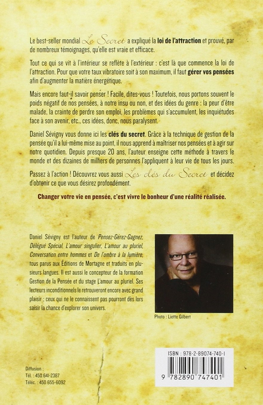 Livre Les clés du Secret (Daniel Sévigny) (Livre d'occasion) - ISBN 2890747409