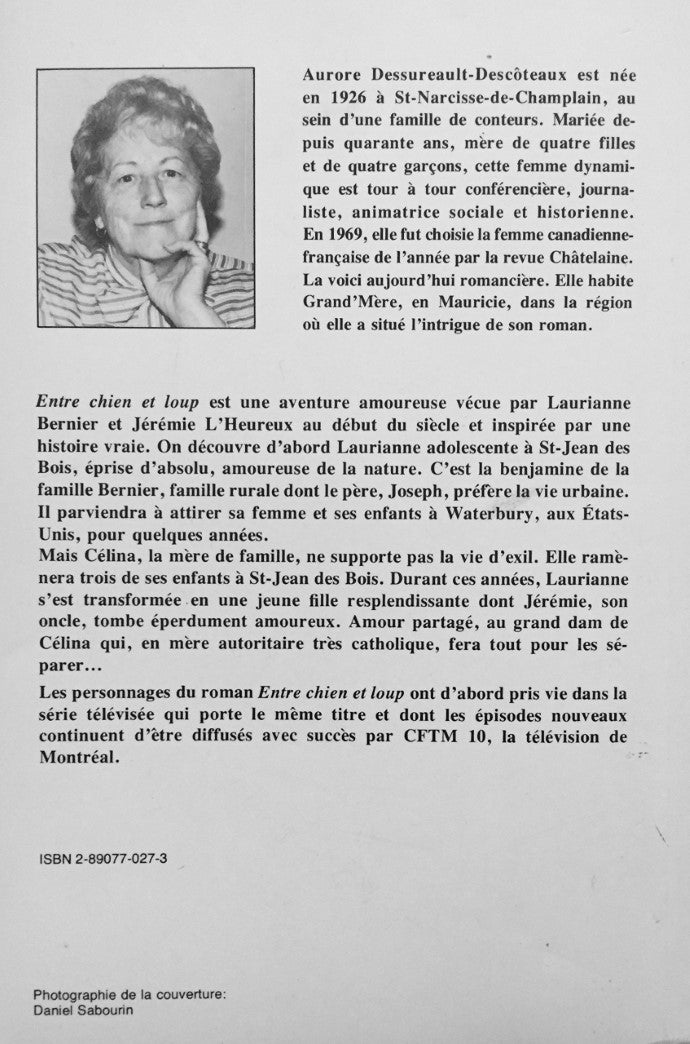 Entre chien et loup (Aurore D. Descôteaux)