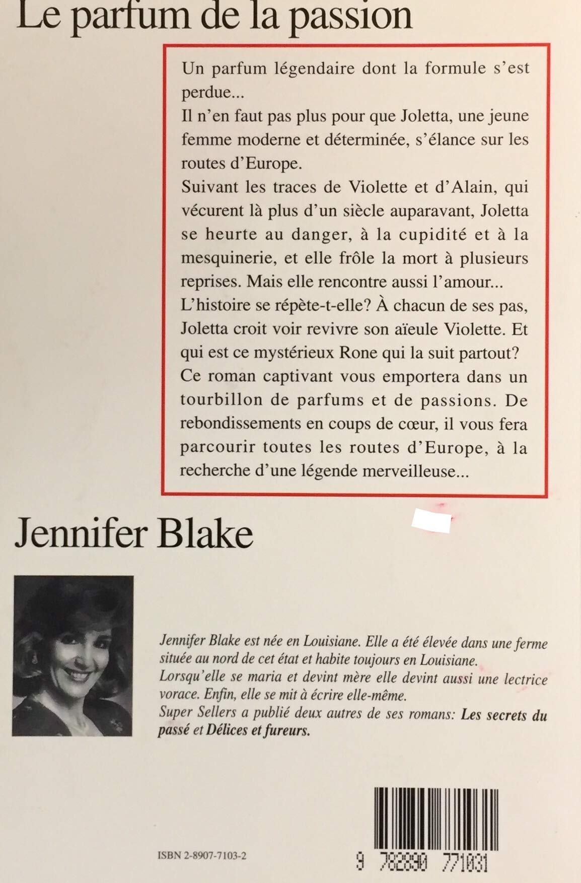 Le parfum de la passion (Jennifer Blake)