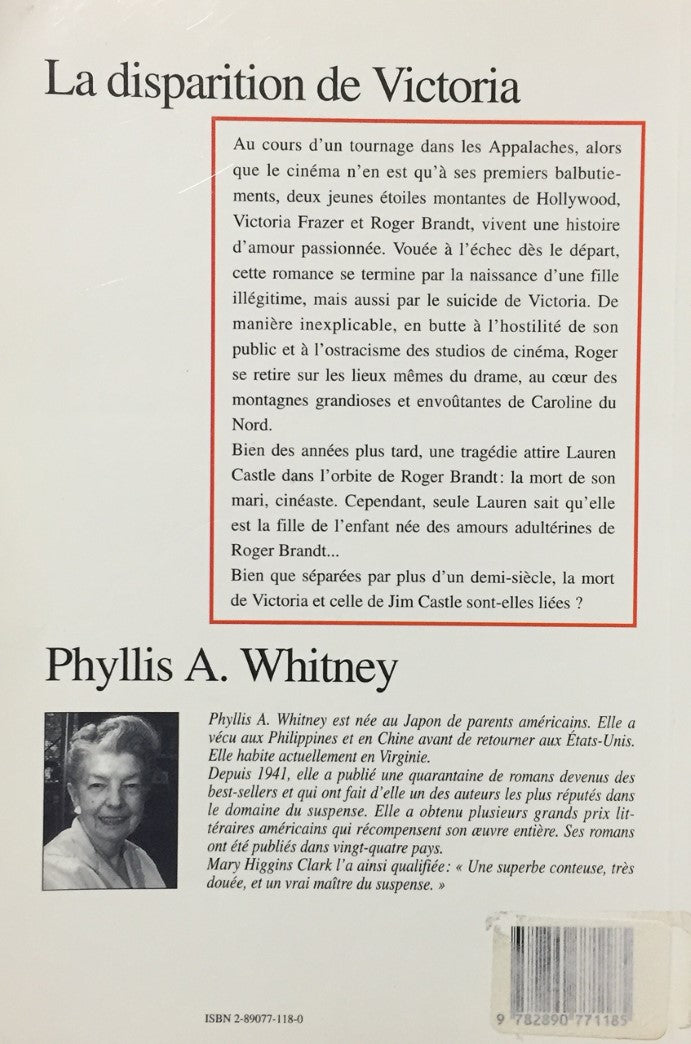 La disparition de Victoria (Phyllis A. Thitney)