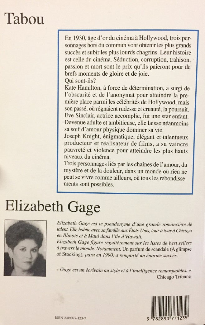 Tabou (Elisabeth Gage)