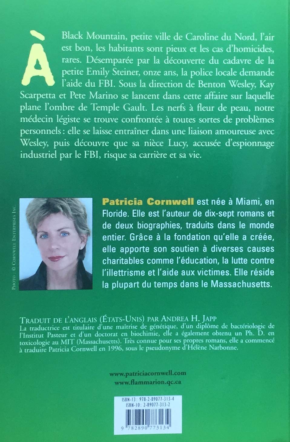 La séquence des corps (Patricia Cornwell)