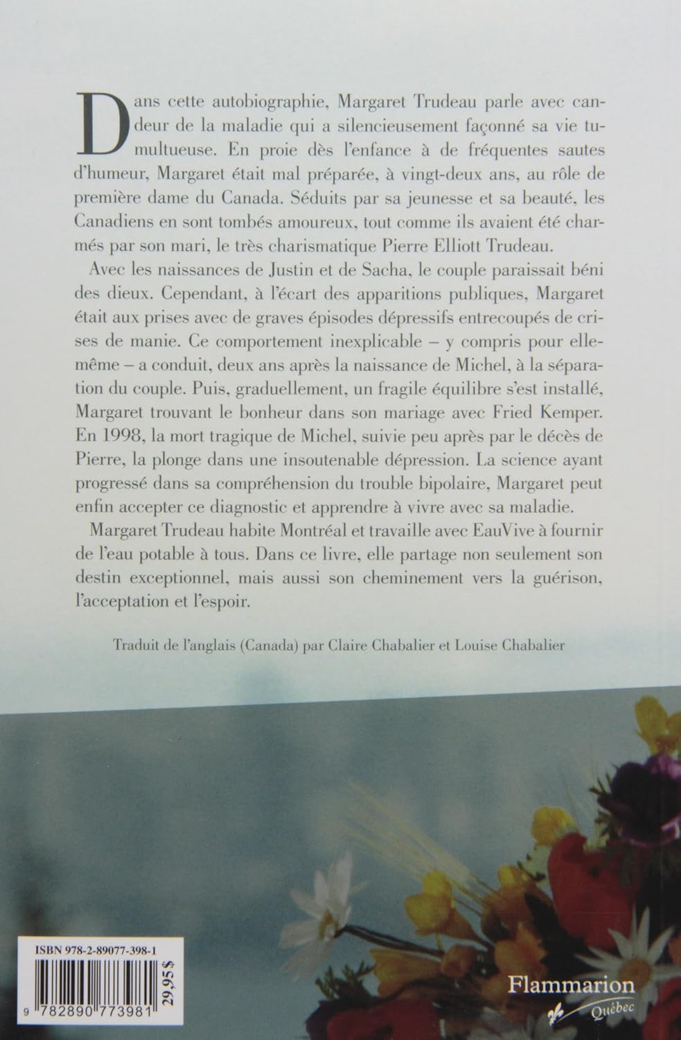 Margaret Trudeau en libre équilibre (Margaret Trudeau)