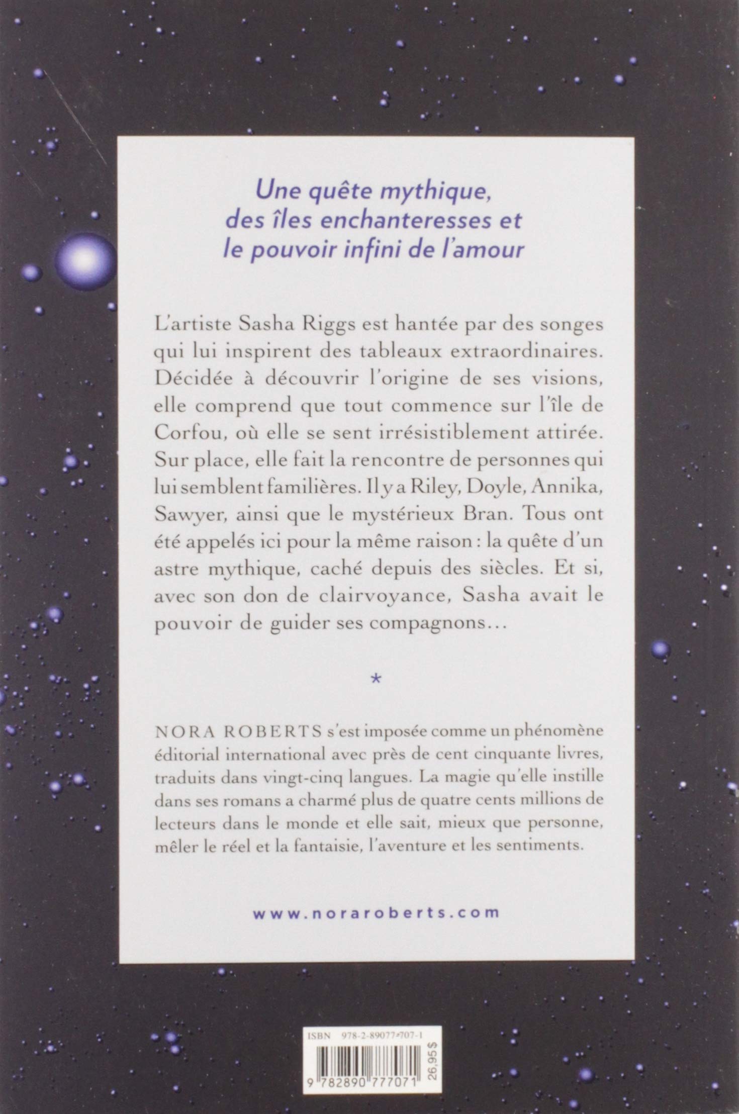 Livre Sasha # 1 : Les étoiles de la fortune (Nora Roberts) (Livre d'occasion) - ISBN 2890777073