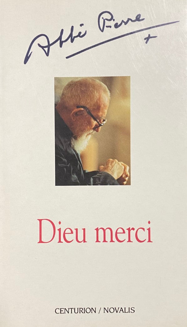 Livre Dieu merci - Abbé Pierre (Livre d'occasion) - ISBN 289088774X