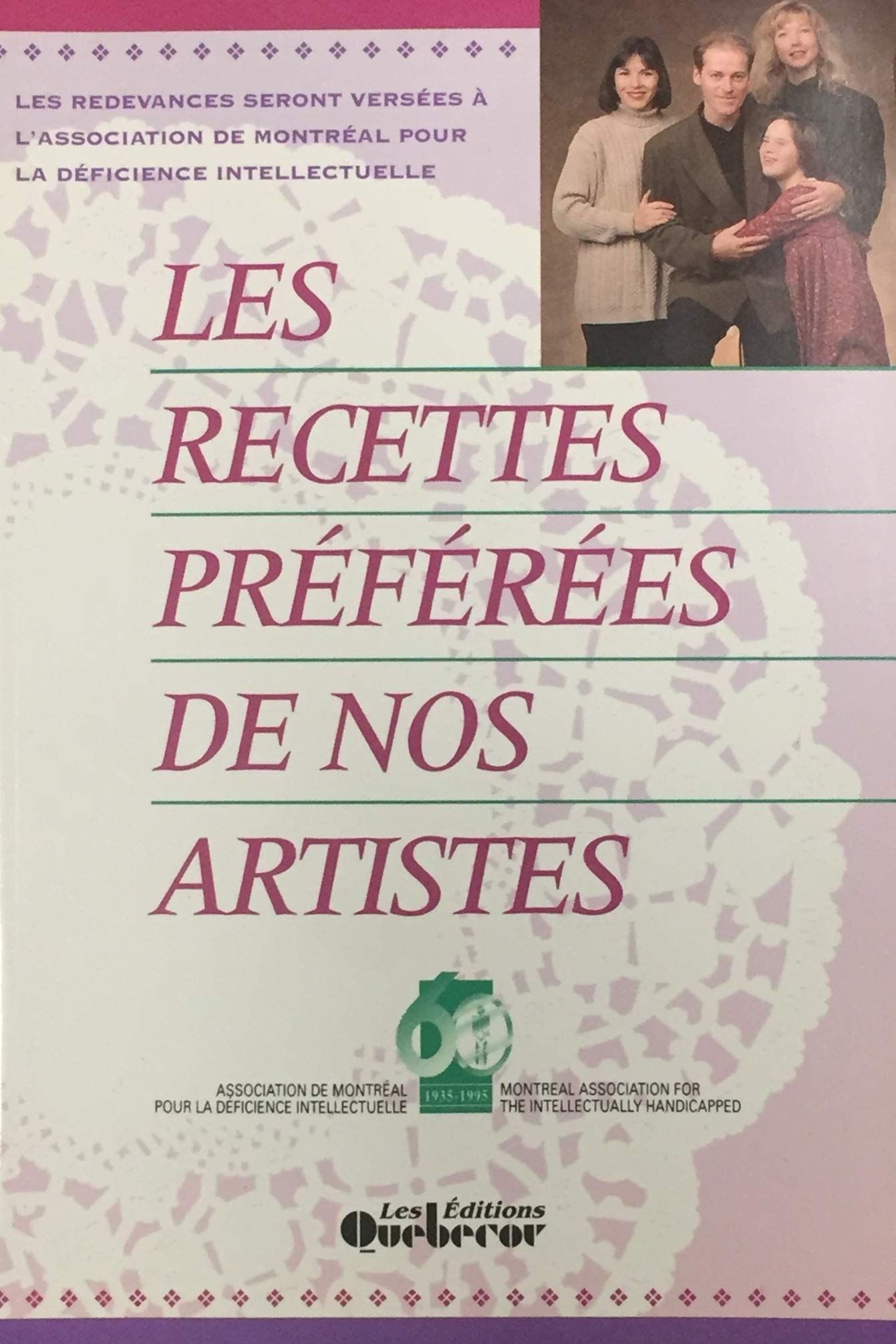 Livre Les recettes préférées de nos artistes - Collectif (Livre d'occasion) - ISBN 2890899918