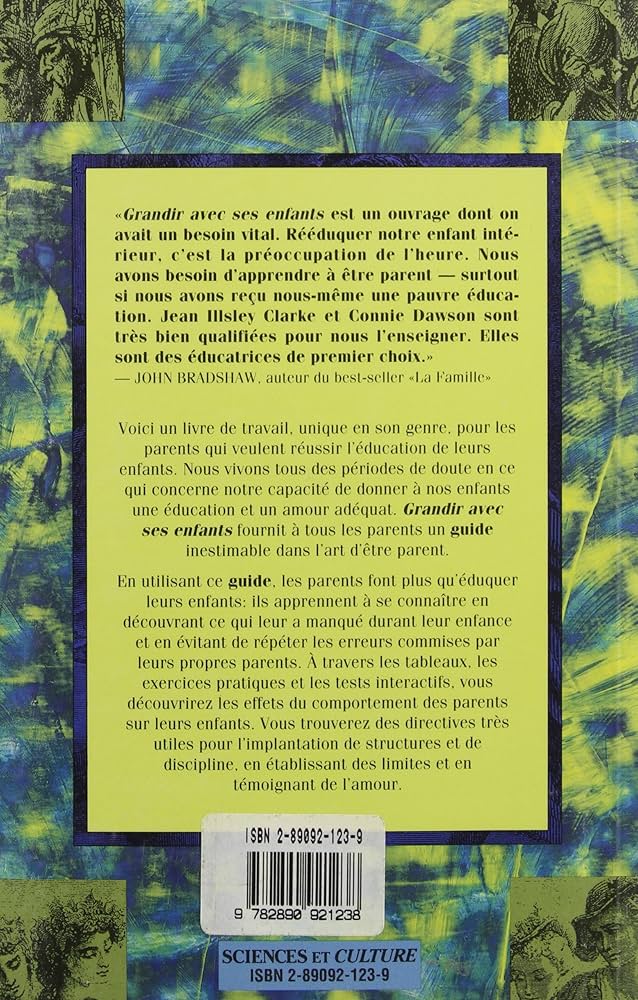Livre Grandir avec ses enfants - Clarke Jena Illsley (Livre neuf) - ISBN 2890921239