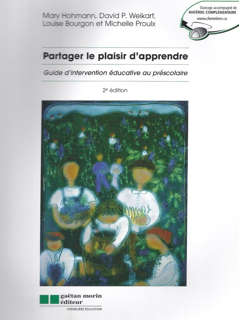 Livre Partager le plaisir d'apprendre : guide d'intervention éducative au préscolaire (2e édition...