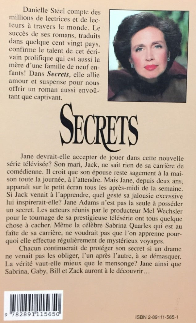 Livre Secrets - Danielle Steel (Livre d'occasion) - ISBN 2891115651