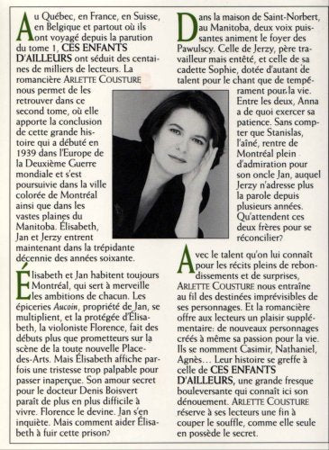 Ces enfants d'ailleurs # 2 : L'envol des tourterelles (Arlette Cousture)