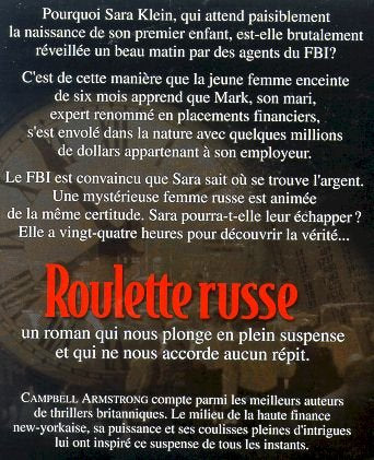 Livre Roulette Russe - Campbell Armstrong (Livre d'occasion) - ISBN 2891118464