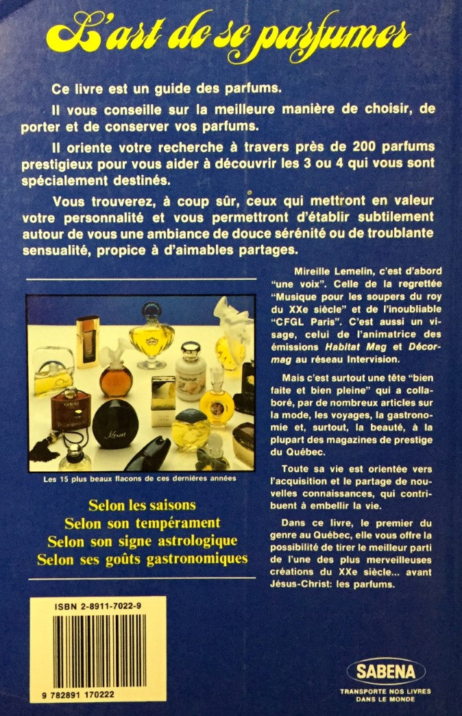 L'art de se parfumer (Mireille Lemelin)