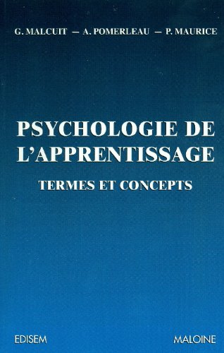 Psychologie de l'apprentissage : Termes et concepts