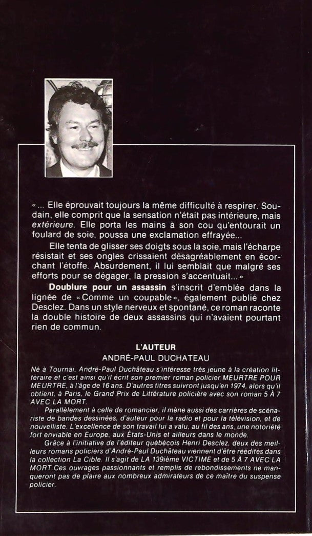 Doublure pour un assassin (André-Paul Duchâteau)