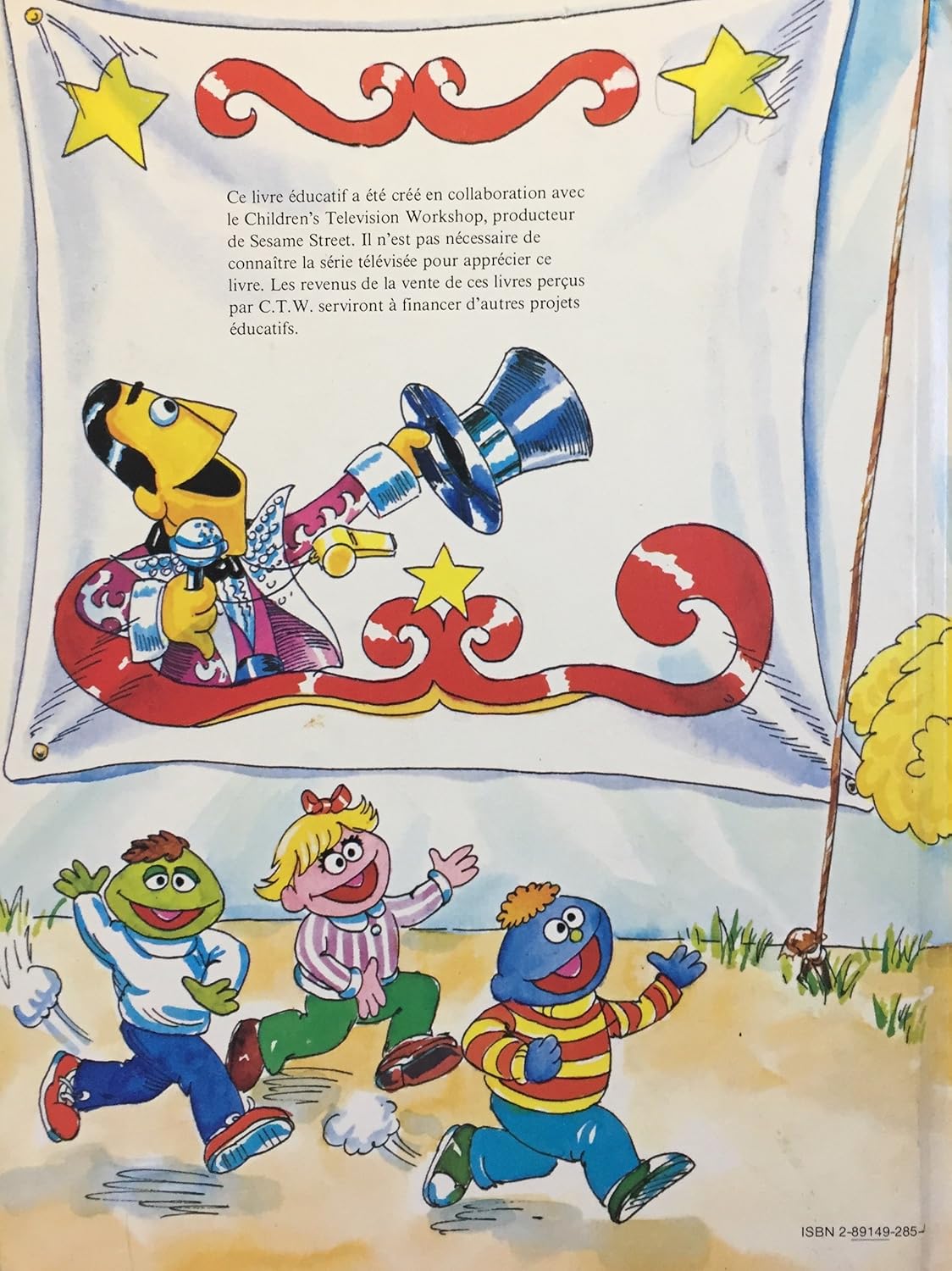 Livre Le grand cirque de la rue Sésame (Livre d'occasion) - ISBN 2891492854