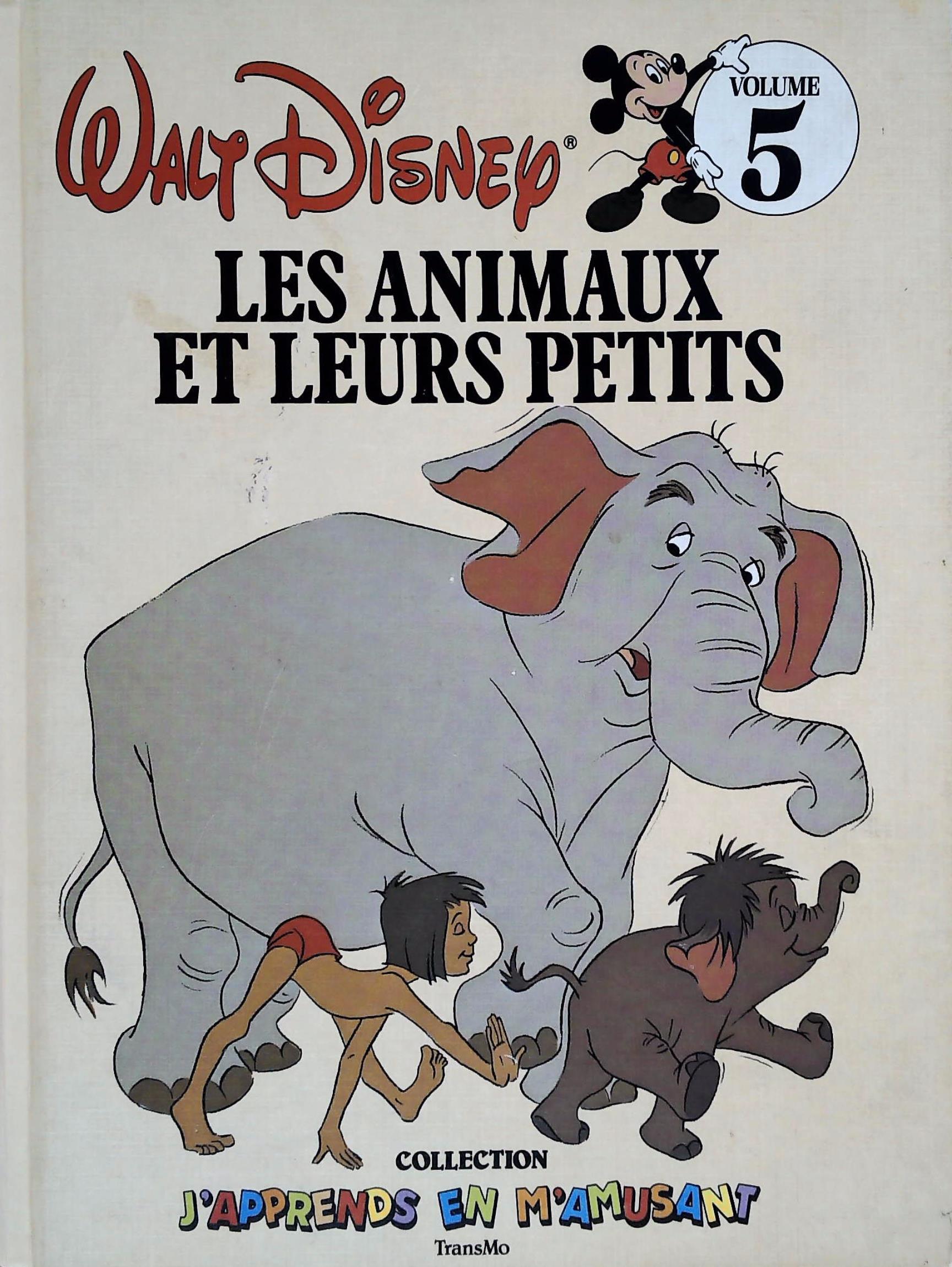 Livre J'apprends en m'amusant # 5 : Les animaux et leurs petits (Walt Disney) (Livre d'occasion)...