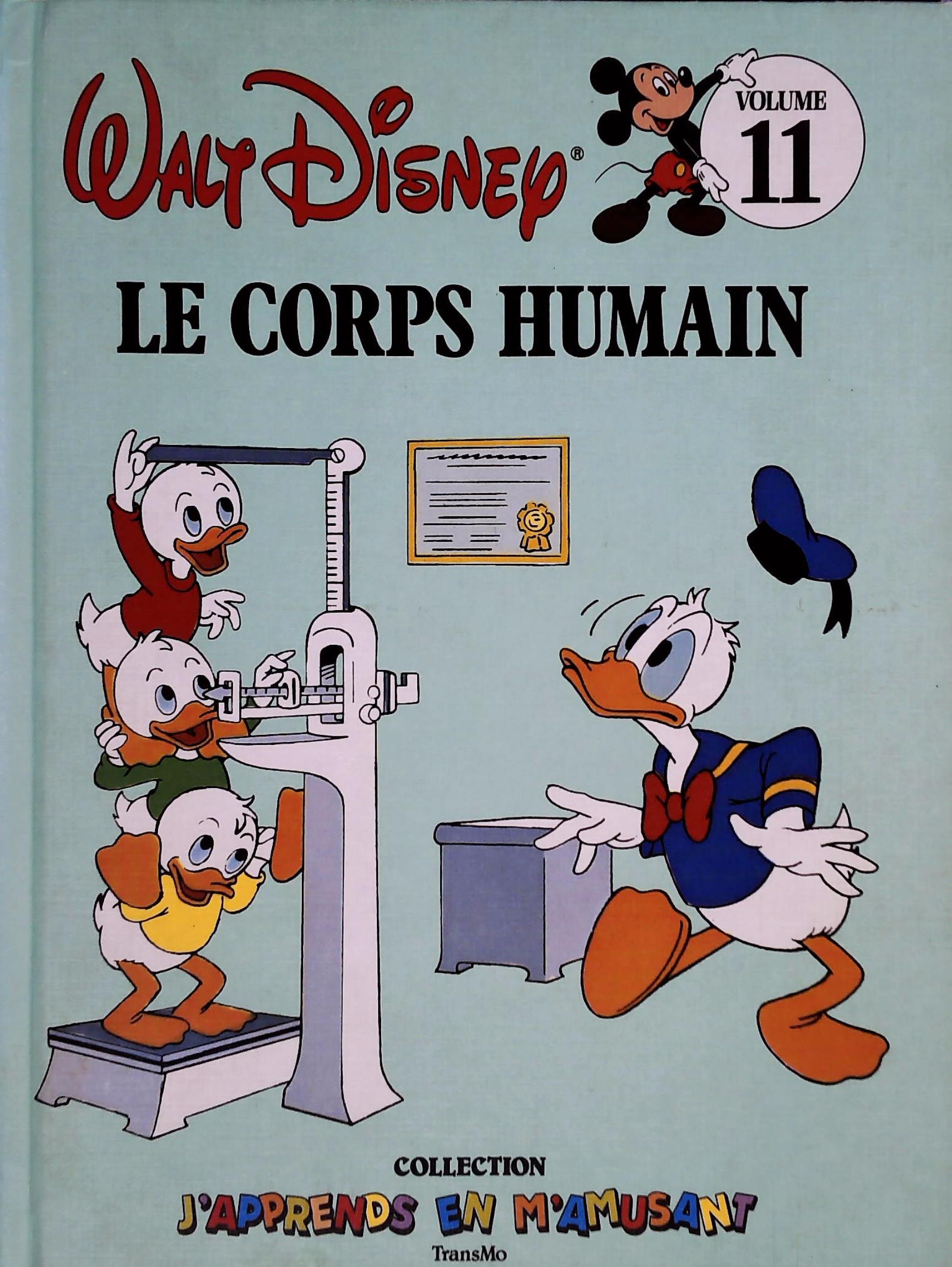 Livre J'apprends en m'amusant # 11 : Le corps humain (Walt Disney) (Livre d'occasion) - ISBN...